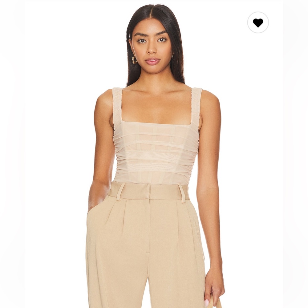 Nookie Vision Bodysuit in Nude